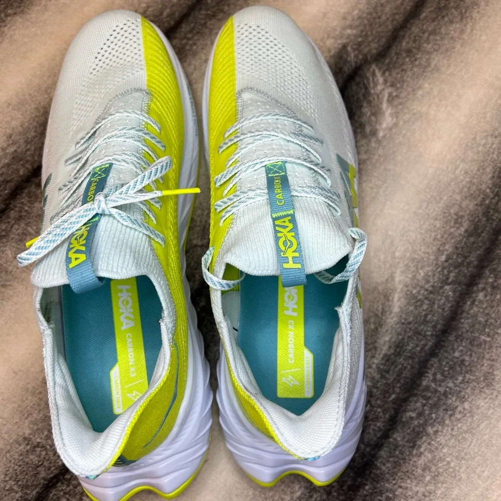 Hoka One One Carbon X 3 Billowing Sail Evening Primrose Athletic Running Sneaker